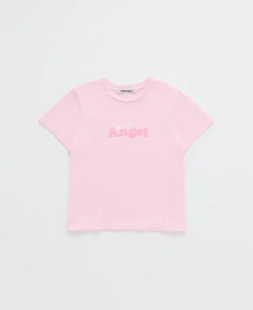 Angel Shrunken Pink T-shirt